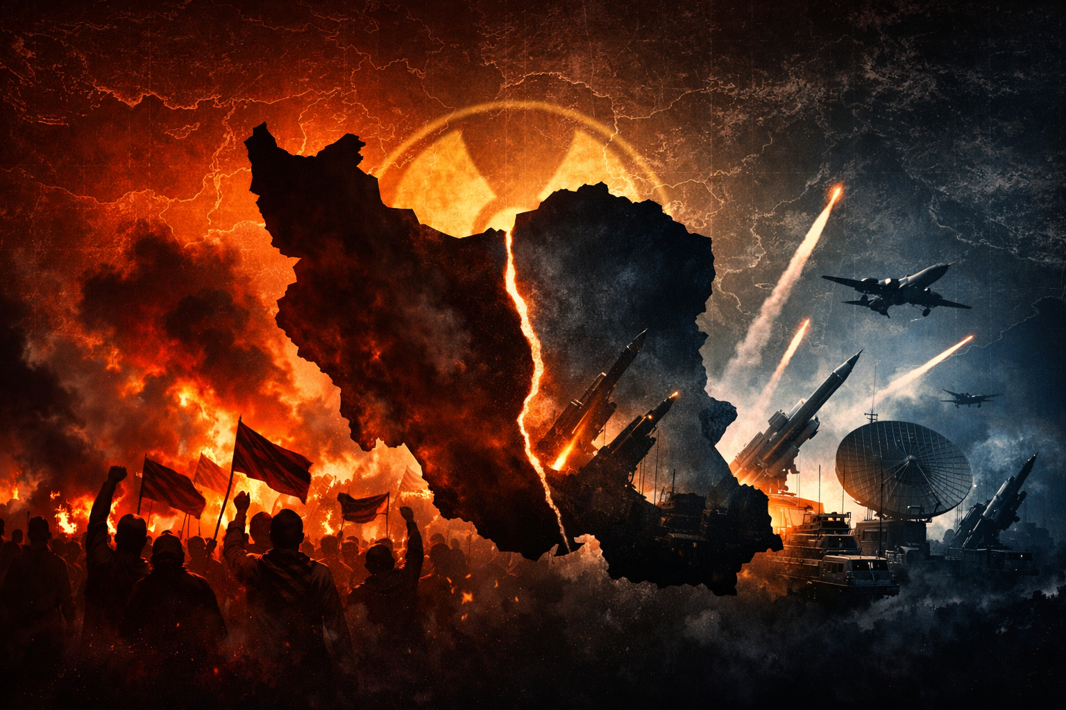 Ali Khamenei, Iran protests and war scenario 2026 with nuclear deterrence and regional conflict