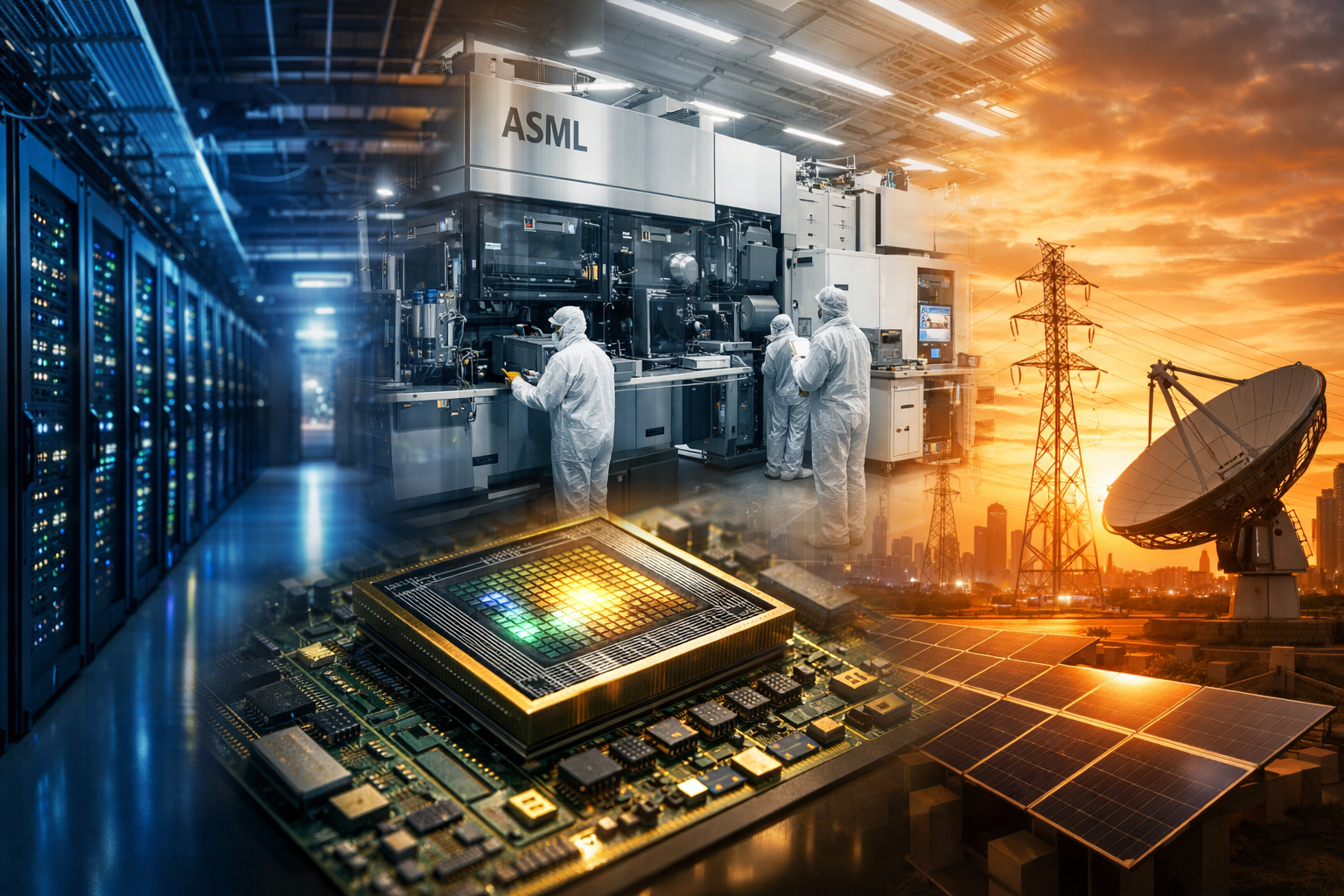 High-capacity data centre powering artificial intelligence infrastructure.