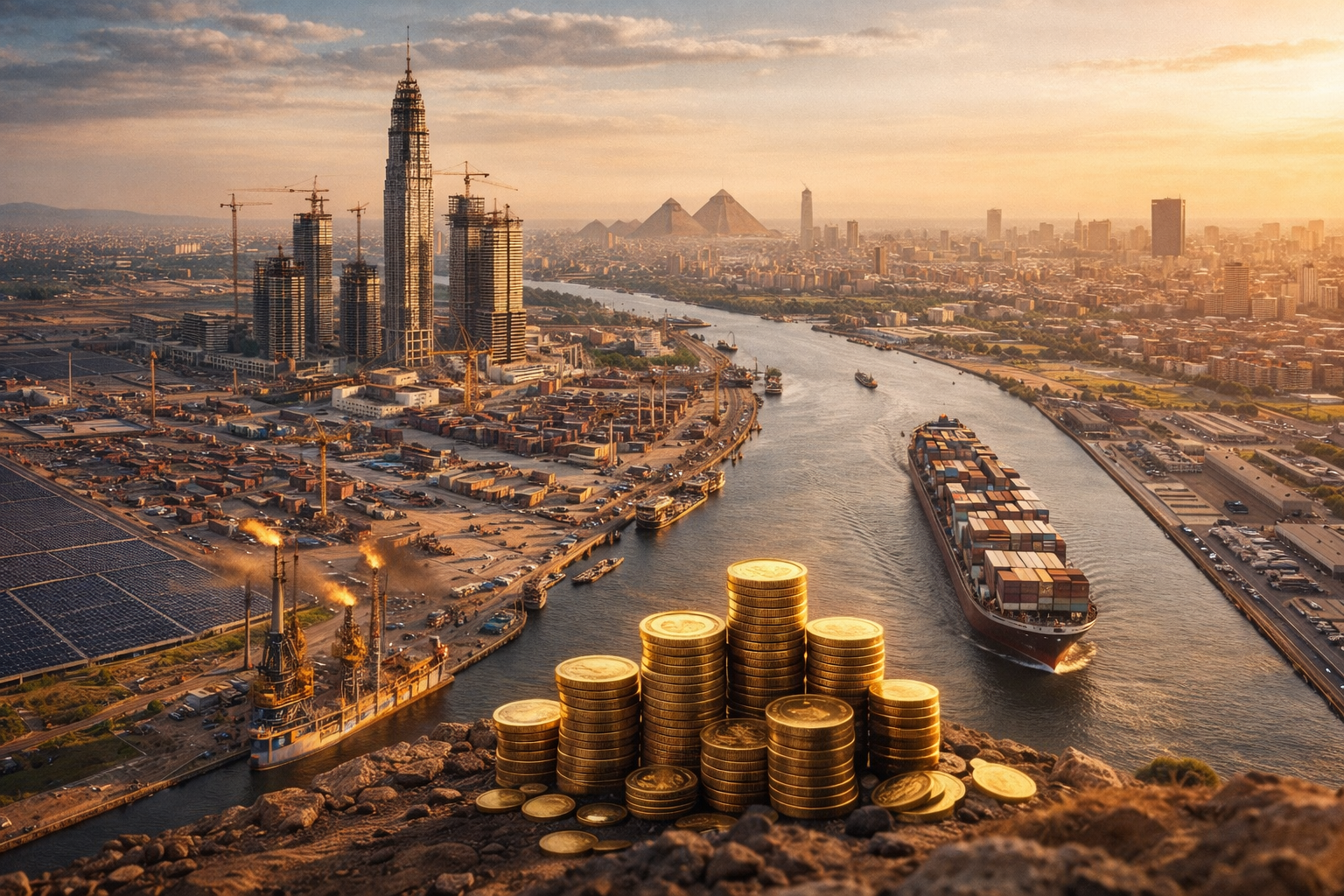 Egypt’s infrastructure, ports, and energy projects attracting global investment