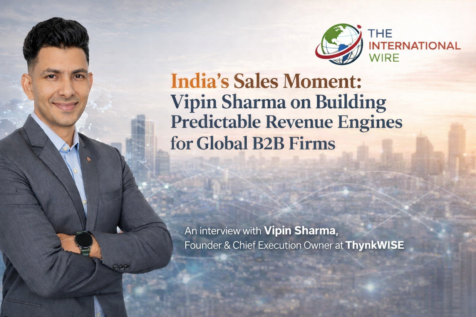 Vipin Sharma Founder ThynkWISE interview on global B2B sales and predictable revenue systems