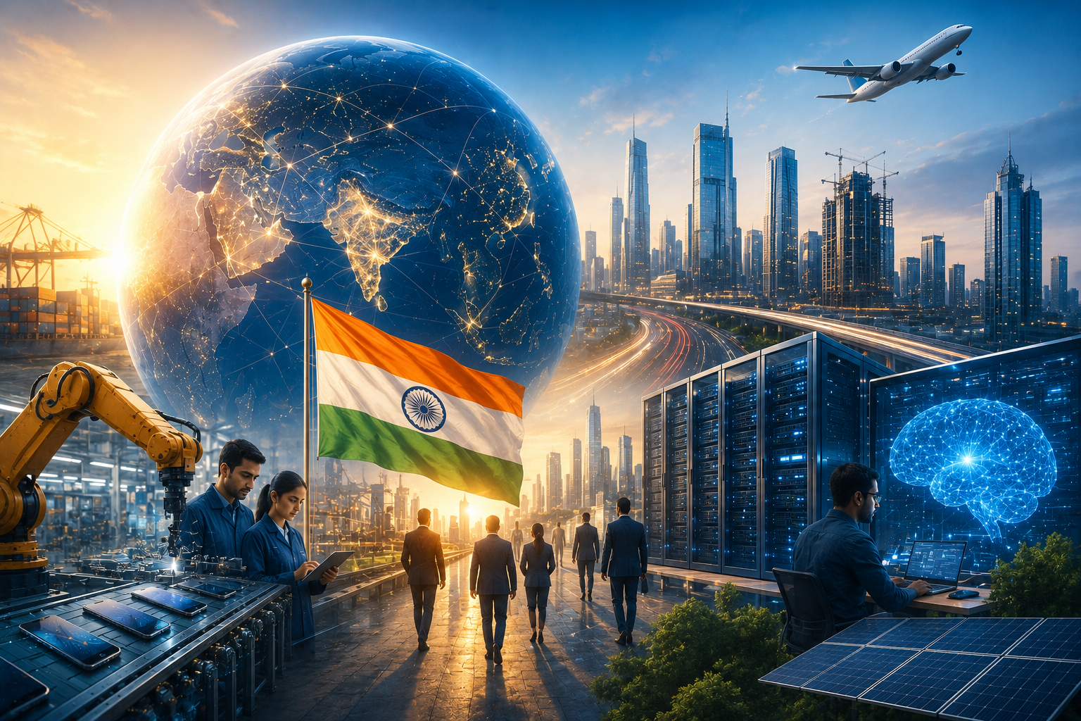 India emerging as a global manufacturing and technology hub