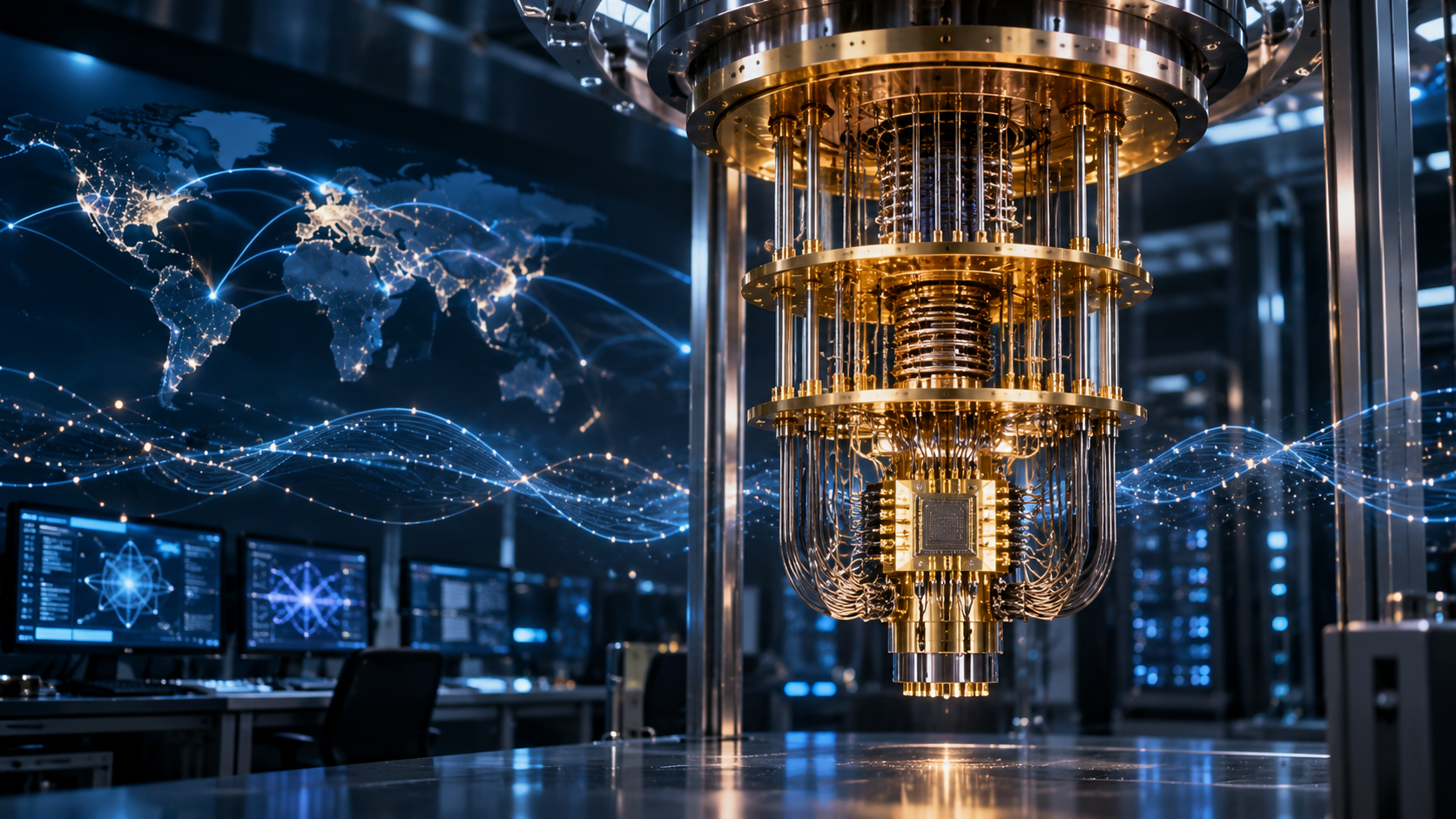 The global quantum computing race between the United States, China and other technology powers