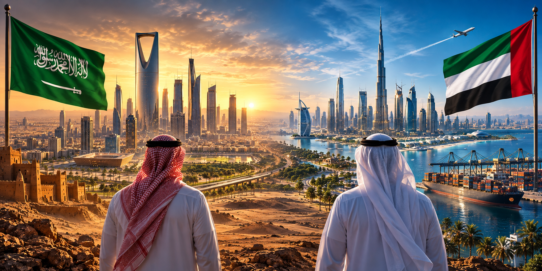 Saudi Arabia and UAE competing for Gulf economic leadership